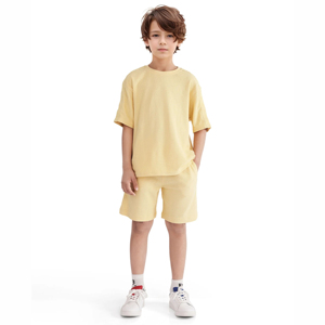 Nouveaux vêtements pour garçons, t-shirts et shorts imprimés pour enfants, ensemble de vêtements pour enfants, haut à manches courtes et short, tenue décontractée 2 pièces - Product Image 2