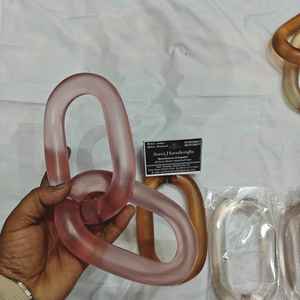 Chaînes murales en résine personnalisables, grandes tailles et couleurs claires, maillons en résine multicolores de grande taille disponibles, toutes les couleurs disponibles. - Product Image 6