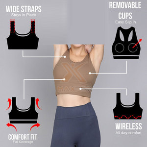 สปอร์ตบราผู้หญิงพร้อมส่ง คุณภาพดีเยี่ยม สปอร์ตบราสำหรับออกกำลังกายกลางแจ้ง สปอร์ตบราสำหรับผู้ใหญ่ - Product Image 5