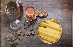 Planche à pizza ronde en bois durable avec poignée, planche à découper et à servir en bois naturel, plateau à fromage pour cuisine, restaurant, pâtisserie - Product Image 2