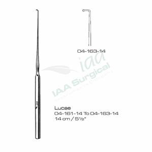 Gancho para Oreja Lucae de Alta Calidad, 14 cm, 5.5 Pulgadas, Acero Inoxidable, Instrumentos Quirúrgicos ORL, Certificación CE ISO, Equipo Médico Hospitalario - Product Image 4