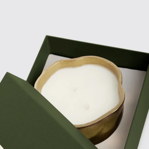 Recipiente para Velas GOLDEN HOUR, de Aluminio Fundido y Chapado en Oro - Product Image 3