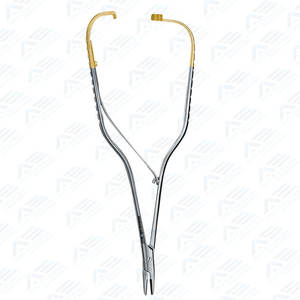 Pinza Portaagujas Olsen Hegar de 16 cm, Instrumento Quirúrgico Recto de Alta Calidad con Mordazas Lisas y Dentadas, Acero Inoxidable - Product Image 2