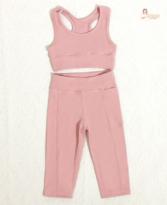 Conjunto Deportivo Informal de Malla para Adultos Unisex, Traje de Yoga con Estampado Personalizado, Conjuntos de Ropa para Niños con Cintura Elástica y Resistente al Viento - Product Image 1