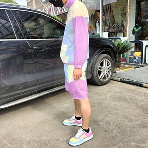 Conjunto de 2 Piezas de Chaqueta Cortavientos Impermeable Informal de Invierno para Hombre, Traje Deportivo Ligero de Nailon Ecológico con Cremallera, Personalizado - Product Image 6