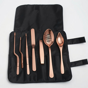 Ensemble de 7 pinces de chef en acier inoxydable, écologiques, réutilisables, Green Swift Industries, compatibles lave-vaisselle et four - Product Image 1