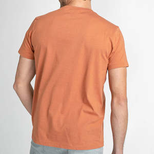 Camisetas de Hombre 2026 de Alta Calidad, Hechas en Fábrica, Colores Personalizados, 100% Algodón, Corte Regular, Manga Corta, Secado Rápido, Transpirables, Sólidas - Product Image 3