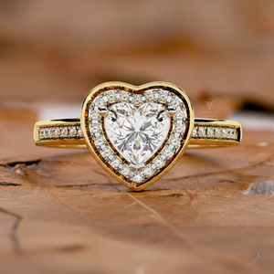 Diamante de color amarillo intenso en forma de corazón, de 1.00 quilates, cultivado en laboratorio, diamante suelto de alta calidad para anillos de compromiso. - Product Image 6