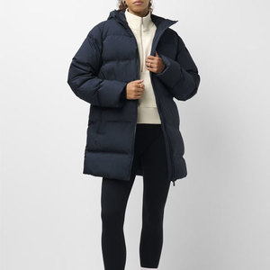 Veste d'hiver pour femme, longue, chaude, matelassée, de haute qualité, en coton épais, avec col tendance - Product Image 1
