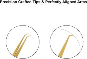 Custom Logo 90-Degree Volume <b>Eyelash</b> Tweezers Lash <b>Applicator</b> with Steel Fiber Tips Beauty Supplies for Lash Extension - Product Image 5
