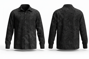 เดรสผ้าฝ้ายเนื้อนุ่มสำหรับผู้ชายเสื้อเชิ้ตแขนยาวพิมพ์ลายแบบกำหนดเองทันสมัยสินค้ามาใหม่ - Product Image 2