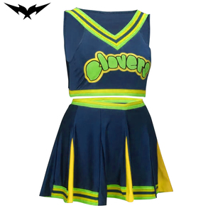 Costumes de cheerleading personnalisés Bigetron Sports pour adultes, prix d'usine, uniformes de compétition, costumes de cheerleaders, spandex/polyester pour femmes - Product Image 3