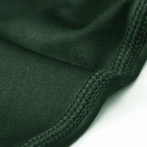 Men's Long Sleeve Rash Guard Full Sleeve 100% Polyester Quick Dry Fitness Shirt Dark Green Adult Size M - Product Image 4