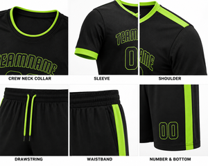 Ensembles d'uniformes de football respirants pour adultes, design personnalisé, manches courtes, séchage rapide, vente en gros, tenue d'entraînement, nouveau style, service OEM - Product Image 6