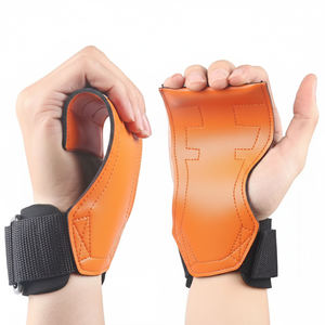 Poignées de musculation en cuir tendance, protège-mains unisexe en caoutchouc antidérapant pour entraînement musculaire - Product Image 1