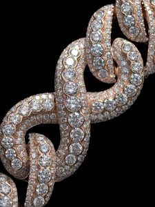 Collier chaîne Hip Hop en moissanite et diamant, design artisanal, pour bijoux de mode, vente en gros disponible pour l'exportation - Product Image 4