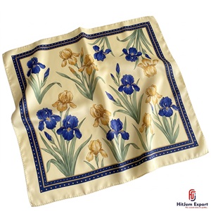 Printed <b>Scarf</b> Mfg Lightweight Fabric <b>White</b> Label Service OEM ODM Custom Branding Textile Manufacturer Bali Custom Fabric Product - Product Image 1