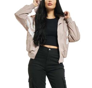 Chaqueta cortavientos para mujer de calidad Premium, chaqueta impermeable transpirable de Color contrastante, chaqueta de nailon de poliéster 100% para mujer - Product Image 3