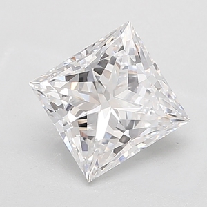 Diamante Brillante Cultivado en Laboratorio, Corte Princesa, Certificado IGI, Claridad VVS2, Pulido Excelente, Color D, para Joyería - Product Image 1