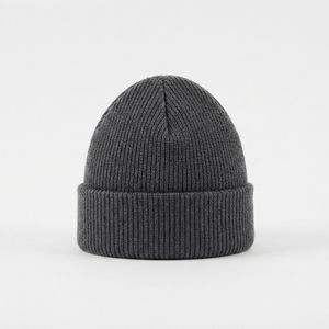 Custom 3D Embroidery Beanie <b>Hat</b> Unisex Knitted Winter Cuffed Beanie Warm Stretch Knit <b>Cap</b> OEM Logo Wholesale - Product Image 4