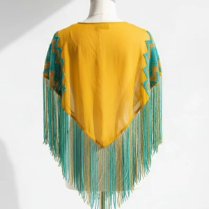 Limited B Cup <b>Bra</b> <b>Sequin</b> Embroidery Beading Sexy Charming Fringe Spandex/Cotton for Lady's Club Stage Belly Performance Wear - Product Image 1