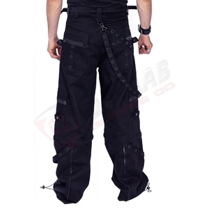 Gothic-<b>camo</b> Breathable Slim Fit <b>Pants</b> Customized Latest Fashion Casual <b>Men</b> Black Gothic-<b>pant</b> - Product Image 5