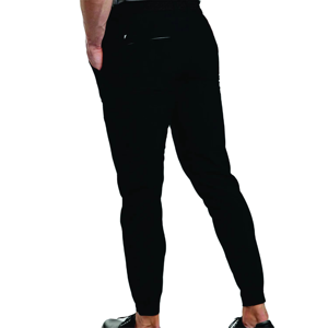 Men's Lightweight 97% Polyester & 3% Spandex Golf Pants Classic Fit Quick Dry Casual <b>Work</b> Dress Black Pants with Solid Pattern - Product Image 2