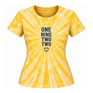 Camiseta Tie Dye Personalizada para Mujer, Algodón Premium, Estampado Informal, Top Moderno y Colorido de Manga Corta, Ropa de Moda - Product Image 1