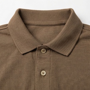 เสื้อโปโลผู้ชายคอตตอนพลัสไซส์ OEM ออกแบบเองได้ สไตล์ไฮสตรีท ระบายอากาศได้ดี เสื้อครอปสั้น สีสันปรับแต่งได้ ชุดออกกำลังกาย - Product Image 4