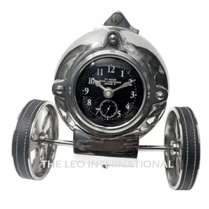 Aluminum Metal Round Shape Silver Plated <b>Table</b> <b>Clock</b> Fancy Style Modern Hot Selling Highest Quality Home Decorative <b>Table</b> <b>Clock</b> - Product Image 5