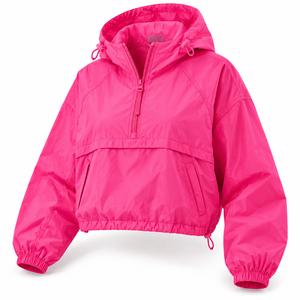 Veste Anorak Coupe-Vent Légère Orange Néon Unisexe pour Activités de Plein Air, Imperméable, Respirante, Idéale pour le Sport et le Travail, avec Étiquette - Product Image 5