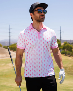 Camiseta de Golf Personalizada Estilo Punk, Secado Rápido, Anti-UV, Transpirable, Sublimada, para Hombre, Venta al Por Mayor - Product Image 1