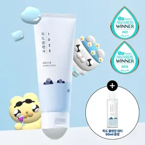 NUNUSSI EDITION pour Round LAB 1025 Dokdo Set de soins de la peau 200ml Nettoyant et 80ml d'eau nettoyante Ingrédients de haute qualité - Product Image 1