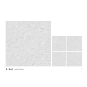 8.5 épaisseur sculpture finition 800X800mm grande dalle carreaux de sol en porcelaine dalle de marbre carrelage poli pour salon chaud luxueux - Product Image 2