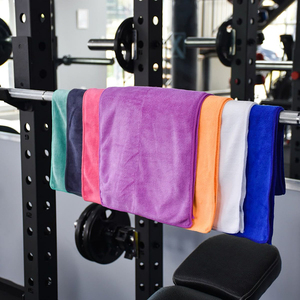 Plain One Color Dyed Pattern Sports Bath Gym Beach Towel Yoga Bamboo 100% Cotton in Terry All Colors and Sizes - Product Image 4
