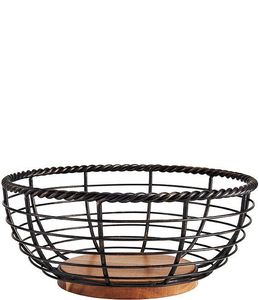 Panier à fruits en métal avec une construction soudée robuste pour les applications de stockage domestiques et commerciales quotidiennes - Product Image 1