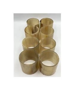 2025 Anneaux de serviette en corne artisanaux de luxe, lot de 4 pièces, écologiques, durables, modernes, élégants, designs uniques, couleurs vibrantes, raffinés - Product Image 1