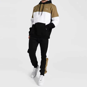 Ensemble de survêtement de sport pour homme en polyester de haute qualité, design de marque, vente en gros - Product Image 2