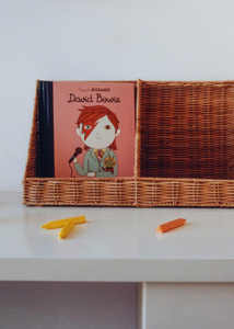 Handwoven Rattan Magazine <b>Holder</b> Wicker File Organizer Basket Desktop <b>Document</b> Storage Rack Home Kid Storage Decor - Product Image 4