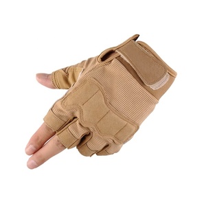 Half <b>Finger</b> Fitness Gloves Leather Material Breathable Mesh Palm Adjustable Wrist <b>Strap</b> for Gym Weight Lifting Unisex - Product Image 3