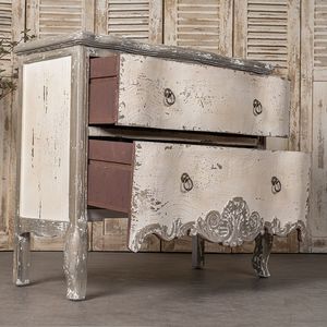 Armadi in legno Vintage a doppio cassetto in stile fattoria perfetti regali rustici per l'inaugurazione della casa per migliorare gli spazi abitativi - Product Image 3
