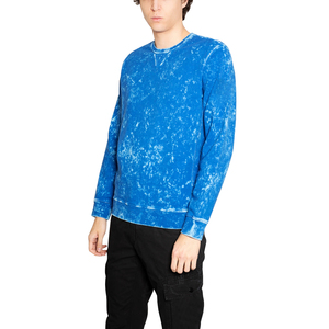 เสื้อสเวตเชิ้ตแขนราแกลนสีพื้นสำหรับผู้ชาย ผ้าฝ้าย 100% เฟรนช์เทอร์รี่ คอกลม ทรงลำลอง สวมใส่สบายในฤดูใบไม้ร่วง - Product Image 2