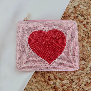 Handmade High Quality <b>Seed</b> Beaded Glass Beads Embroidery Square Shape Coin Pouch Latest Design - Product Image 4