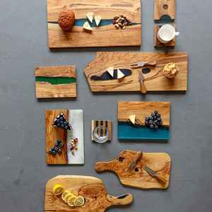 Planche à découper en bois massif, double face, épaissie, avec poignée, pour fruits et légumes, usage domestique, vente directe usine - Product Image 5