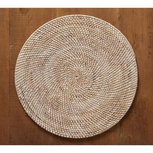 Meilleure vente plaque de chargeur de rotin réutilisable belle qualité plat chargeur assiettes hôtel Restaurants fournitures écologiques plaque de rotin - Product Image 5