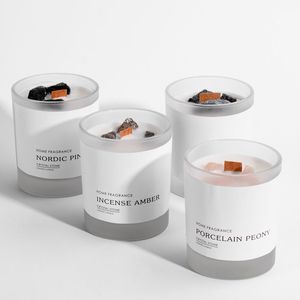 Venta al por Mayor de Frascos de Vidrio de Lujo para Velas, Decoración del Hogar, Personalización, Etiqueta Privada, Bajo MOQ, Precio Económico - Product Image 3