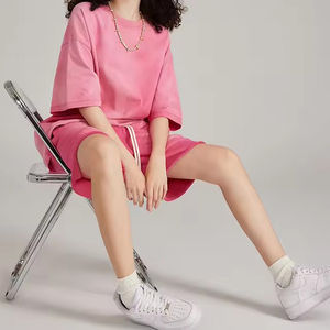 Ensemble short et t-shirt en coton délavé effet soleil pour homme – Qualité supérieure – Collection été - Product Image 2