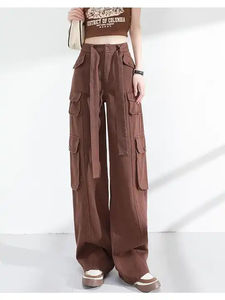 กางเกงคาร์โก้ผู้หญิง น้ำหนักเบา คุณภาพสูง กันยับ ระบายอากาศดี ขายดี กางเกงคาร์โก้คุณภาพพรีเมียม ราคาสมเหตุสมผล - Product Image 3