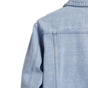 New Design Wholesale Plain Knitted Denim Jackets Top Quality <b>Jeans</b> Jacket Design with Customized Color Options Available - Product Image 4