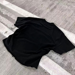 T-shirt décontracté en coton 100% de haute qualité, tricoté, avec impression numérique pour hommes, vente en gros - Product Image 4